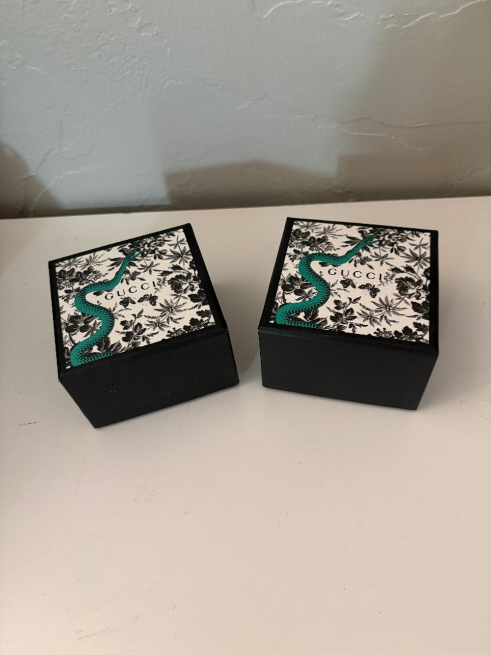 2 Gucci Jewelry Boxes And Pouches